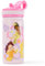 Disney Store Official Disney Princess Water Bottle, 458ml, Stainless Steel Bottle for Kids Featuring Ariel, Moana, Rapunzel, Belle & Tianna, with Flip-top Straw and Screw Top Lid