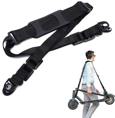 Correa de Hombro para Patinete, Correa Patinete Electrico Ajustable, Correa de Transporte Mano para Niños Bicicleta Plegable, Patinete Eléctrico Accesorios