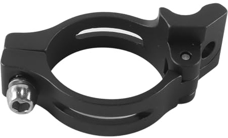 Enwye Aluminum Alloy Black Front Derailleur Adapter Clamp Ring 31 8mm Diameter for Bicycle Gear System Component​