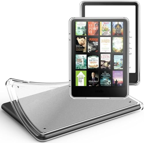 TXWLLIU Schutzhülle für 7 Zoll Kindle Paperwhite 12. Generation 2024 & Kindle Colorsoft Signature Edition 2024, Ultraweiche, Dünne und Tragbare Schutzhülle, Transparent