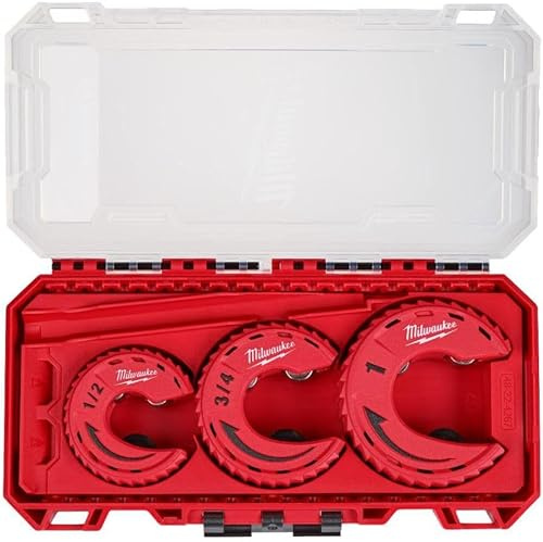 Milwaukee Electric - Set di 3 taglierine per tubi, a 4 quarti ravvicinate