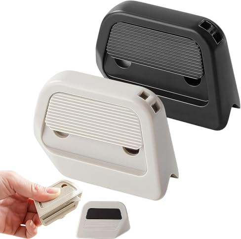 2PCS Mini Box Cutter, Magnetic Mini Box Opener, Portable Craft Knife for Office Home DIY Crafts with Keychain Hole for Package Cutting Groove Design Multi Functional Use