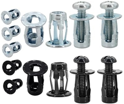 Blütenblattförmiges Metallnietmuttern-Set, Erweiterungsschraubenmutter M4, M5, M6, M8, Nietmutter, Nummernschildbefestigung, Klemme, Schloss(Nut (4Pcs) Zinc,M4x16)