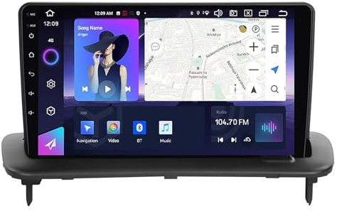 9 Zoll Bluetooth 5.0 Autoradio Für Volvo S40 C30 C70 2004-2013 Wireless Carplay Android Auto, DSP WiFi GPS Navi Mirror Link RDS Car Radio 2 Din Mit AHD Rückfahrkamera(150S)