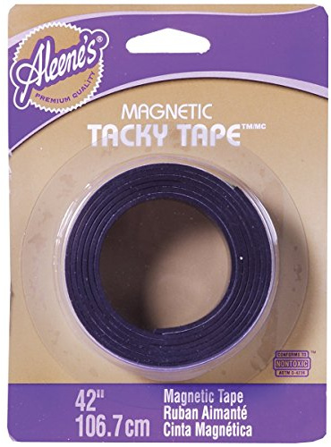 Aleene's Tacky Magnetic Tape, 42, Black (29479)