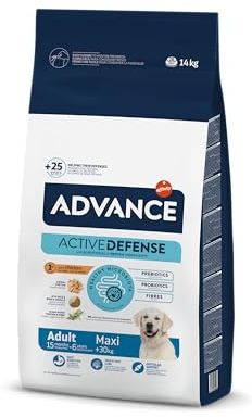 Advance Maxi Chicken - Croquettes pour Chiens Adultes de Grande Race avec du Poulet - 14kg