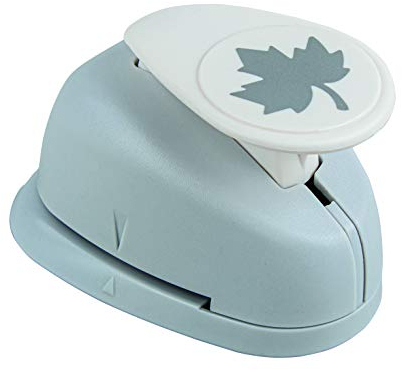 Rayher Hobby 89831000 Motivstanzer Ahornblatt, ø 2,54 cm- 1 Zoll, geeignet für Papier/Karton bis zu 200g/m²
