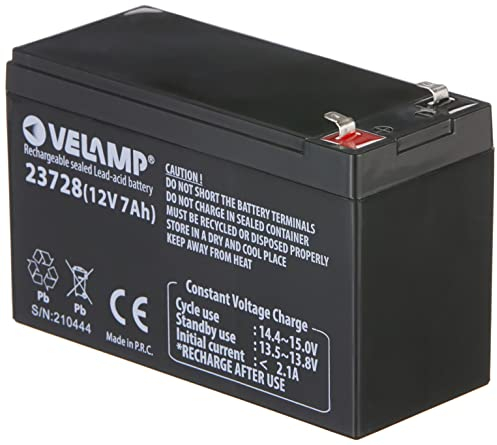 Velamp Batterie au Plomb 12 V 7 AH 2,02 kg