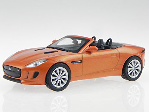 Jaguar F-Type S Cabrio 2014 orange met. Modellauto WB166 Whitebox 1:43