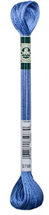 Dmc Satin Floss 8.7Yd-Cornflower Blue