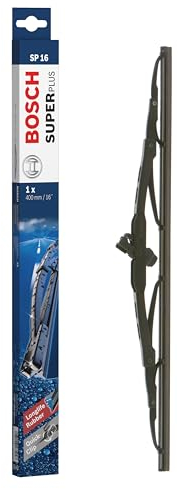 Bosch Scheibenwischer Super Plus SP16, Länge: 400mm − einzelner Scheibenwischer für Frontscheibe - Nur für Rechtslenker-Fahrzeuge (UK)