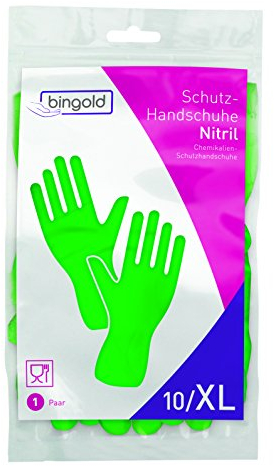Nitril-Handschuhe Mehrweg-Handschuhe grün 1 Paar