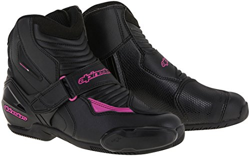 Alpinestars SMX-1 R STELLA Damen Motorradschuh Mikrofaser - schwarz fuchsie Größe 40