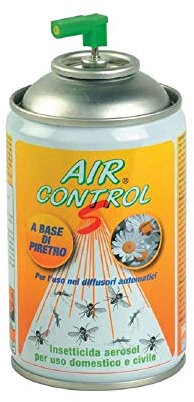 n.6 bombole insetticida nuovo Air Control S ml.250 con piretro - Bombole per l'uso nei diffusori dispenser automatici