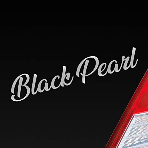 Hellweg Druckerei Black Pearl Fun Zubehör passend für Karibik Piraten Auto Aufkleber Sticker Heckscheibenaufkleber