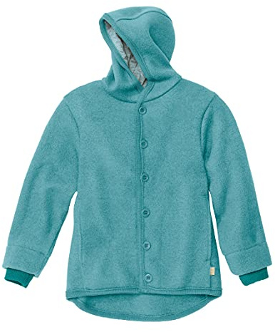 Disana WALK-JACKE, 100% Bio-Merinowolle GOTS, IVN Best | mit Kapuze | Baby Kleinkind Kind Unisex | Made in Germany