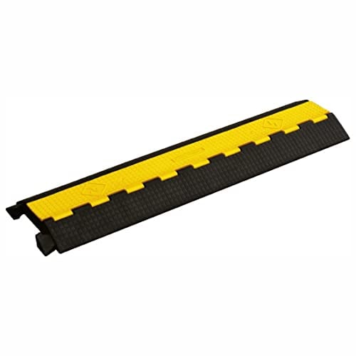 Arnocanali - Canale passacavo carrabile 255x55/2 mm, Nero/Giallo