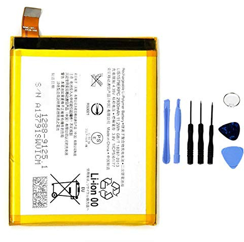 ELLENNE Akku kompatibel mit Sony Xperia Z4 Z3+ Plus C5 Ultra E6553 LIS1579ERPC Hohe Kapazität 2930 mAh mit Demontage-Kit im Lieferumfang enthalten