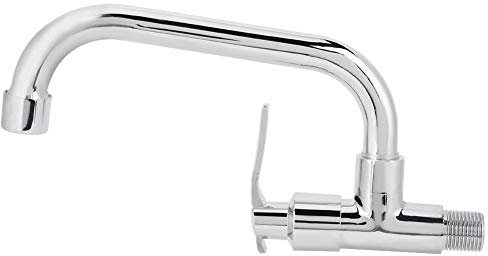 G1/2in Montado en la pared del grifo de agua del grifo del fregadero de agua fría para uso doméstico de la cocina(20cm)
