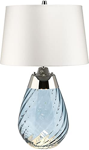 Elstead Lighting LENA SMALL LENA-TL-S-BLUE-OWSS Tischlampe 1X7W/GU10+1x60W/E27