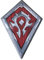 ABYSTYLE World of Warcraft - Bouclier Horde - Plaque Métal '25 x 35 cm'
