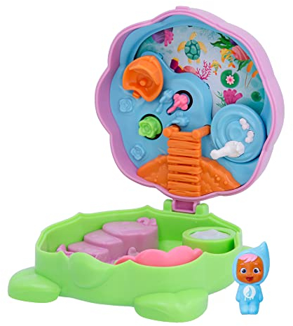 CRY BABIES Little Changers Aqua | Capsule de Collection en Forme de Fleur Comprenant Une Mini-poupée, Une Pipette et Un Dépliant +3 Ans