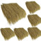 Paja de Palma Artificial Techo De Paja Material IgníFugo Libre De Mantenimiento,Usarse como Gazebo Jardín Sombrilla Tiki Bar Di Paglia Decorazione(Size:8pcs,Color:Amarillo ignífugo)