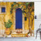 ALMONO Duschvorhang 120x180 Italien Duschvorhang Italien Badezimmer Vorhang Antischimmel Wasserdicht 3D Effekt Duschvorhänge Textil Polyester Stoff für Badewannen mit Haken