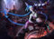 Displate Offiziell League of Legends MetallPoster Magnetische Befestigung Inklusive Lizenziert Bilder Hochwertiges Poster League of Legends Splash Art - Jinx Horizontal 45 cm x 32 cm