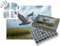 puzzleYOU: SMART Sorted® | Puzzle 1000 Teile leicht gemacht „Brauner Pelikan im Flug über Sumpfgebiete bei Grand Isle Louisiana“ – aus der Puzzle-Kollektion Pelikane
