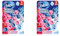 Bloo Power Active Toilet Rim Block Fresh Flowers, with Anti-Limescale, Cleaning Foam, Dirt Protection and Extra Freshness - Pack of 6 Rimblocks