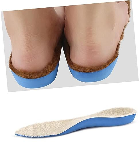 Healvian 1paar Warm Dicke Winter-schuh-einlegesohlen Komfortable Pu-innensohlen Für Kalte Tage Weiß Atmungsaktiv Rutschfest Druckentlastend Für Freizeit Und Winterstiefel