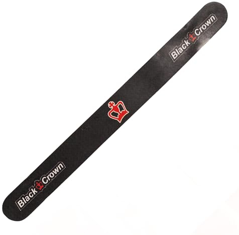Black Crown - Protector Ure Negro/Rojo - Accesorio de Seguridad para Pala de Pádel - Marco Negro con Bordes Redondeados - Evita Rozaduras y Golpes