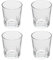 Set 4 vasos vidrio cortado 100ml colección VIVALTO