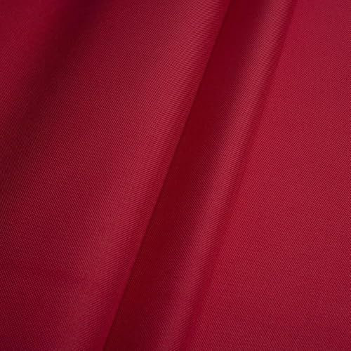 Fabreco – Wasserabweisender Oxford 250D Polyester Stoff Meterware 100x160cm | Vielseitiger Outdoorstoff für Gartenmöbel, Zelte & Sonnenschutz | Leicht, robust & pflegeleicht, Rot