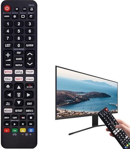 1PCS Universal Remote Control for LG TV Remote Control Replacement for all LG Smart TVs Remote Control Compatible with All LG LED HDTV HDR No Setup Required TV Remote for LG