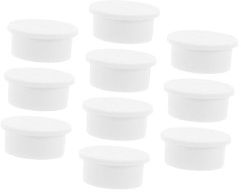 KITANDOVE 10 Stück Runde Lochabdeckung Kabeldurchführung Für Wand Flexible Trockenbau-tülle Kabellochabdeckung Für Büro Wandsteckdosenabdeckungen