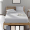 Veluna Home Premium Spannbettlaken 180x200 cm – Hellgrau - 100% Baumwolle Spannbettlaken 150g/m², Oeko-TEX Zertifiziert, Bettlaken Jersey, Spannbetttuch, Matratzenhöhe bis 30 cm
