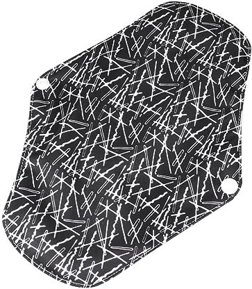 Healvian 5pièces Serviettes Hygiéniques Lavables Fibre Lot De Modèles Aléatoires Réutilisables Confortables