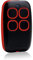 Telecomando Universale per Cancelli da 280 a 868 MHz per Cancelli e Garage, Multifrequenza Programmabile 4 in 1 con Rolling Code, Compatibile con Garage e Automazioni(rosso)