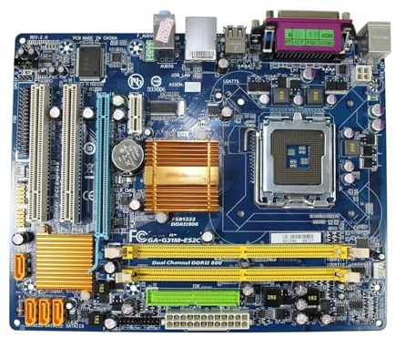 Cartes mères d'ordinateur Fit for GIGABYTE GA-G31M-ES2C, Socket G31 LGA 775, Compatible avec processeurs Core 2 DDR2 4G Micro ATX, Originale
