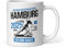Hamburg Fußball Tasse Mission Wiederaufstieg 2025 Geschenk für Fans Endlich Erstklassig Ich bin dabei Moin Stadion Fanartikel Kaffee Becher Supporters Cup
