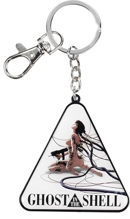 SD TOYS Schlüsselanhänger aus Metall, Motoko Ghost in the Shell, perfekter Schlüsselanhänger zum Sammeln, Größe 14 x 5 cm