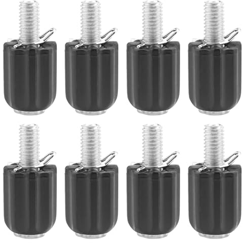 BUGUUYO 8 Pièces Vis de Réglage de Câble de Frein Vélo Lot de Ajusteurs pour Freins et Dérailleurs VTT et Route Micro-réglage Précis et Installation Facile