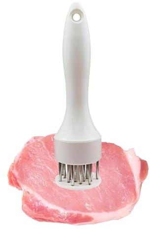 Kitchen Meat Tenderizer - 21-Pin Stainless Steel Tool, Softening Gadget | Durable For Beef, Pork, Chicken | Professional Accessory Barbecue, Cooking, Home, Grill, Culinary Use