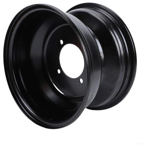 AugustknowU ATV 18 x 9,5–8 Stahllegierungsfelge mit 4-Loch-Nabe, passend für die Rückseite von Go-Kart, Quad, Buggy, Geländewagen, 78 mm, Lochkreis, 90 mm Mitte