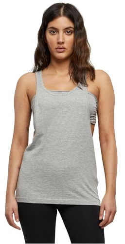 Urban Classics Damen Ladies Loose Tanktop, Grey, XS, TB358