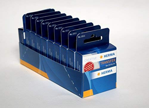 HERMA Kleberoller-Kassette, 8mm, 15m, fest haftend, für Kunststoff, Holzwerkstoff, Keramik, Glas, foto- und archivsicher, Nachfüllpack für Kleberoller/1011