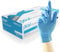 UNIGLOVES Blu Pearl gants d'examen en nitrile - gants jetables polyvalents, sans poudre et sans latex - boîte de 100 gants, bleus, taille S (GP0012)