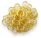 WEBandBUY Binderinge/Jump Rings 10mm Durchmesser Farbe Gold 15g ca.80 STK